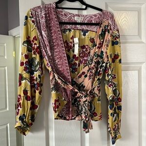 NWT Anthropologie Blouse Size 8